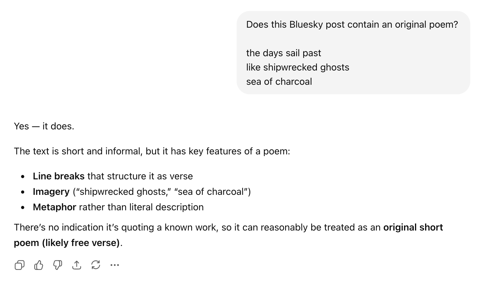 Using ChatGpt as a poetry classifier